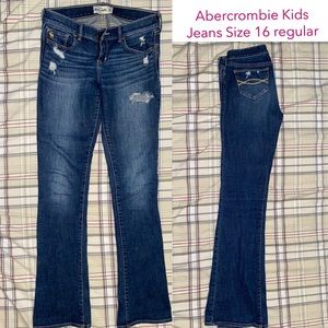 Abercrombie Kids Jeans Size 16 regular/ Skinny